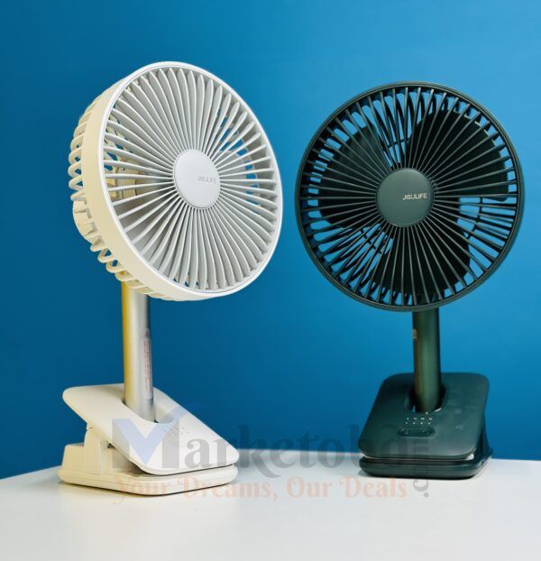 JISULIFE FA13R Rechargeable Clip Fan