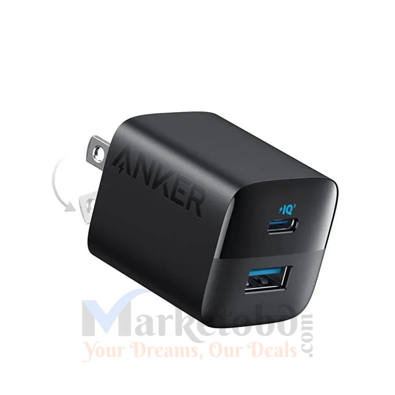 Anker 323 33W Dual Port Foldable Wall Charger Anker 323 33W Dual Port Foldable Wall Charger Price in Bangladesh