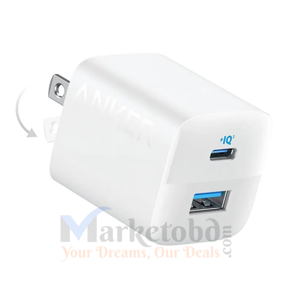 Anker 323 33W Dual Port Foldable Wall Charger Price in Bangladesh