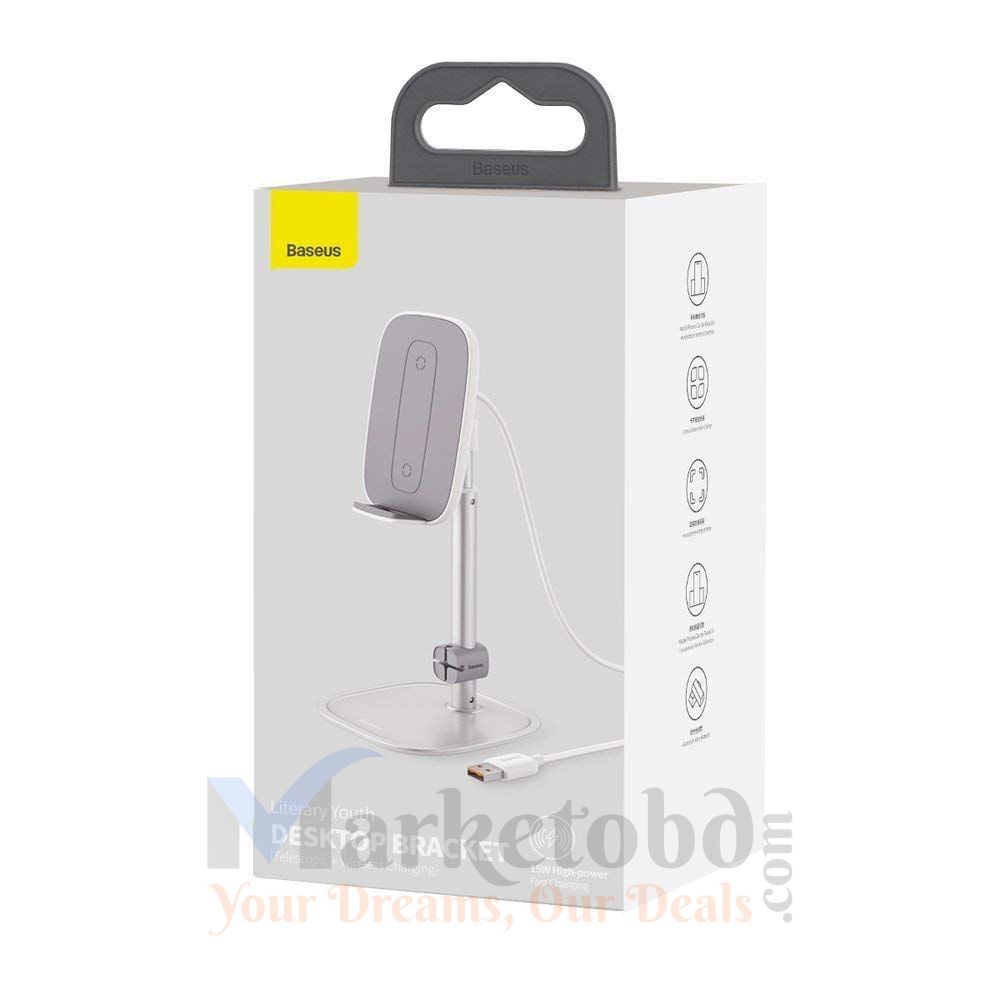 Baseus Literary Youth Wireless Charging Desktop Stand Price in Bangladesh