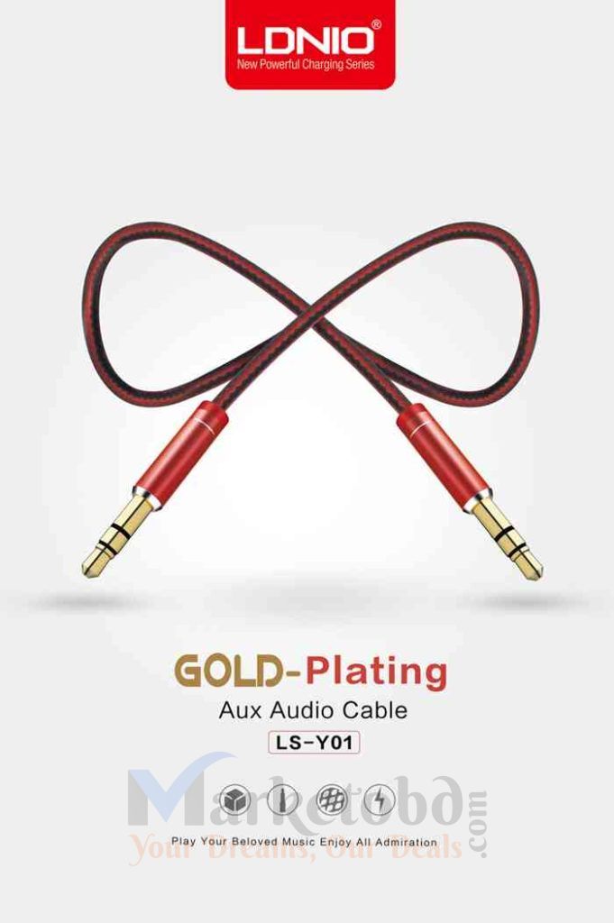 LDNIO LS-Y01 3.5mm Audio Cable Price in Bangladesh