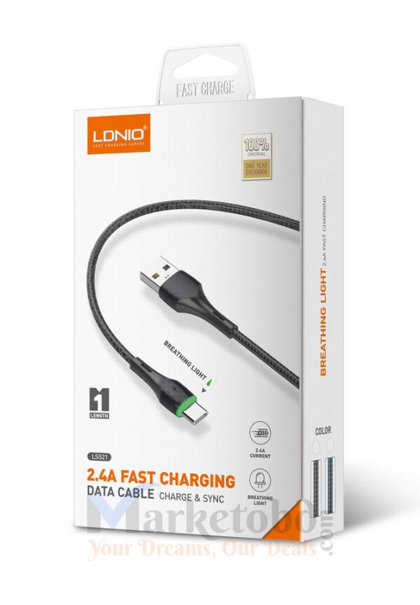 LDNIO LS521 Type-C Fast Charging Cable Price in Bangladesh