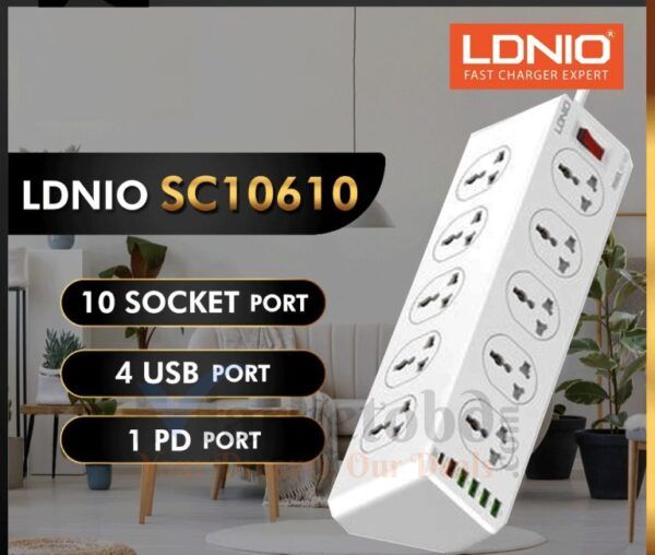 LDNIO SC10610 30W 6-Port USB Charger Power Strip Price in Bangladesh