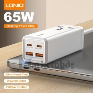 LDNIO SC1418 65W PD Desktop Power Strip with Power Socket Price in Bangladesh