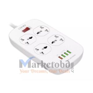 LDNIO SC4407 Power Socket 4 USB Charger with Power Extension Cord Price in Bangladesh