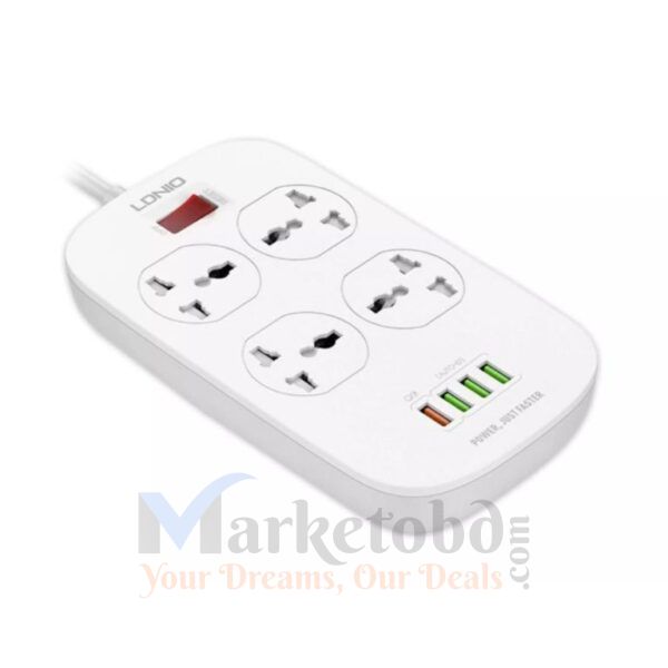 LDNIO SC4407 Power Socket 4 USB Charger with Power Extension Cord Price in Bangladesh