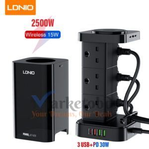 LDNIO SKW6457 6 Outlet USB Tower Extension Power Socket Price in Bangladesh