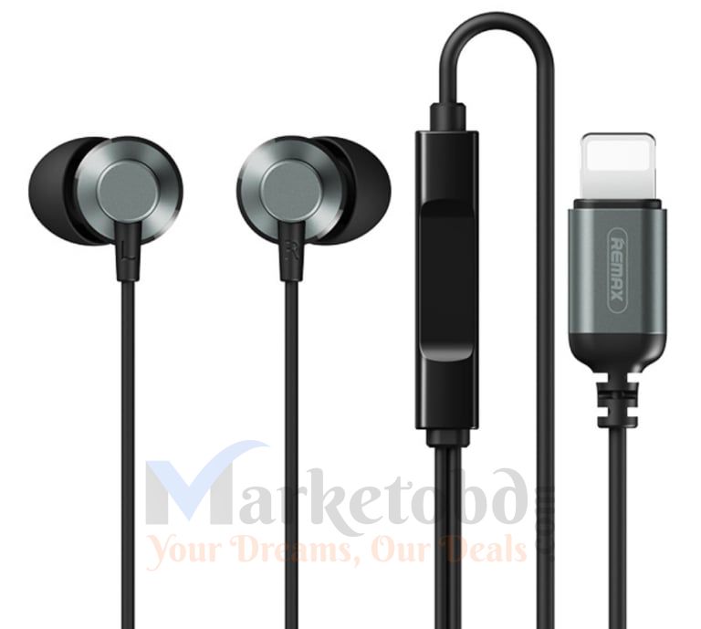 Remax RM-512i Lightning Port Earphone Remax RM-512i Lightning Port Earphone Price in Bangladesh