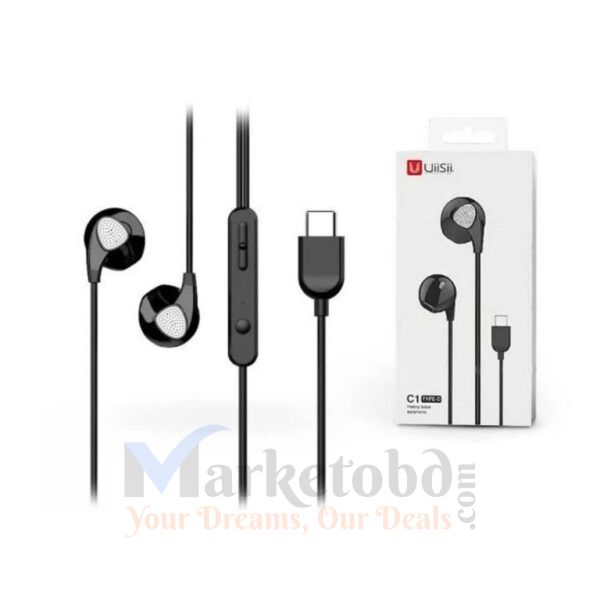 UiiSii CX Type-C Heavy Bass Earphone Price in Bangladesh