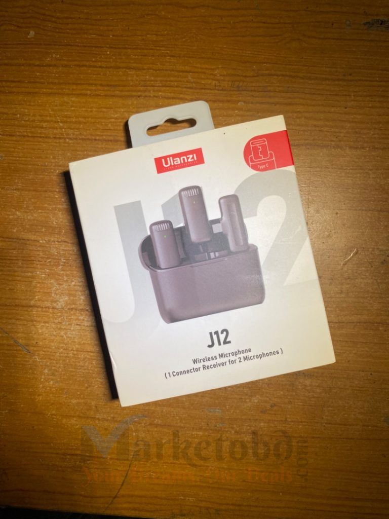 Ulanzi J12 Wireless Microphone with Charging Case For Type-C In Bangladesh