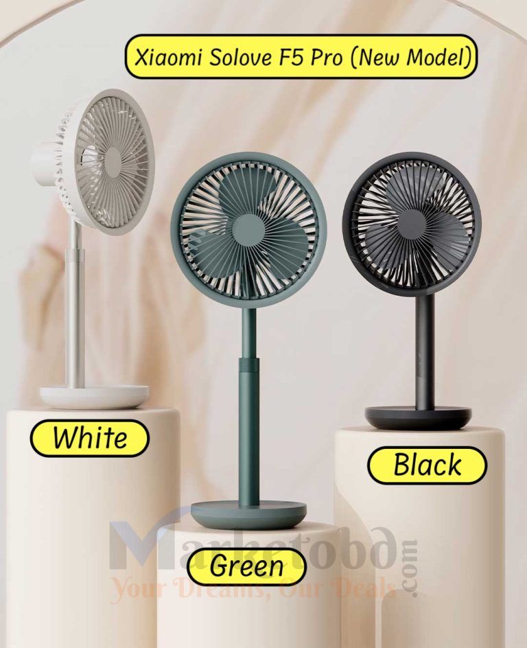 Xiaomi SOLOVE F5 Pro Rechargeable Fan in Bangladesh