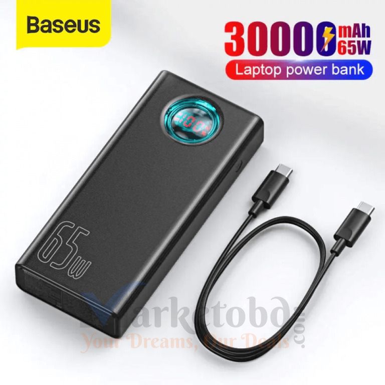 Baseus 65W 30000mAh Fast Charging Power Bank in Bangladesh