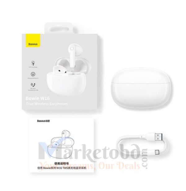 Baseus Bowie W16 TWS Wireless Earbuds in BD