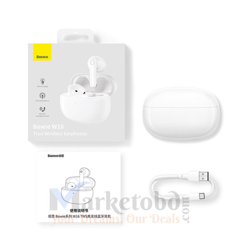 Baseus-Bowie-W16-TWS-Wireless-Earbuds-in-BD Baseus Bowie W16 TWS Wireless Earbuds in BD