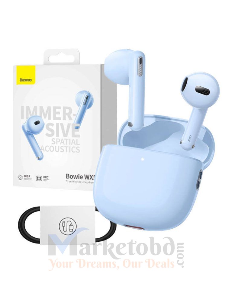 Baseus Bowie WX5 TWS Wireless Earphone in Bangladesh