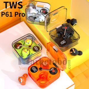 P61 Pro Transparent TWS Earbuds Price in Bangladesh