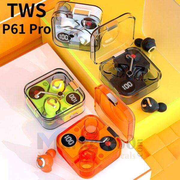 P61 Pro Transparent TWS Earbuds Price in Bangladesh