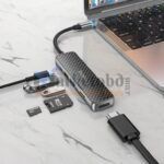 hoco hb24 easy display type c hub hdmi usb3 usb2 sd tf pd overview