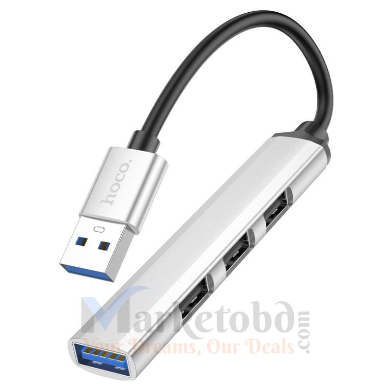 Hoco HB26 4-in-1 USB Hub in Bangladesh