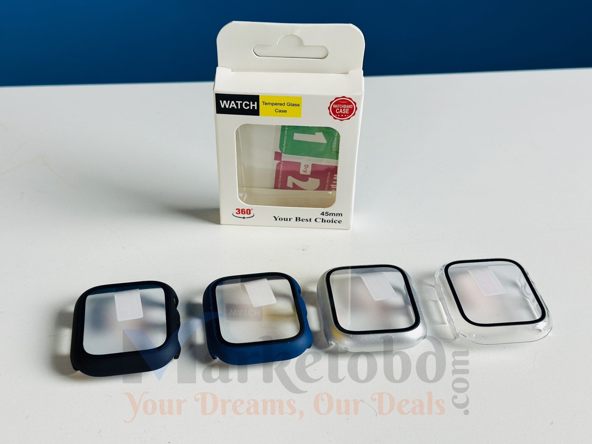 45mm Smartwatch Premium Tempered Glass Case 45mm Smartwatch Premium Tempered Glass Case Price in Bangladesh