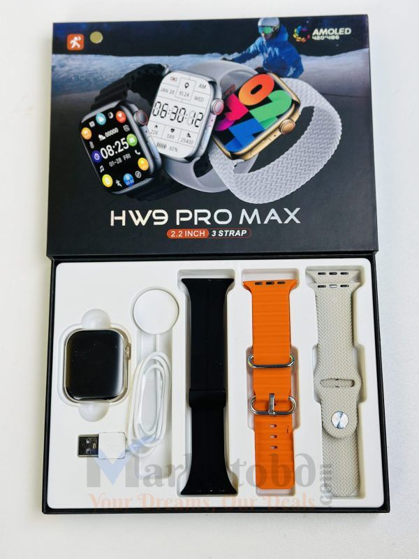 HW9 Pro Max Orange.Dropshop 1 scaled 1
