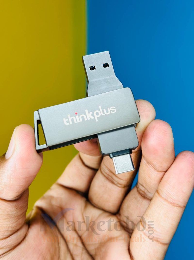 Clé USB Lenovo Thinkplus MU252 USB 3.1 + USB-C / Type-C, mémoire : 64 Go