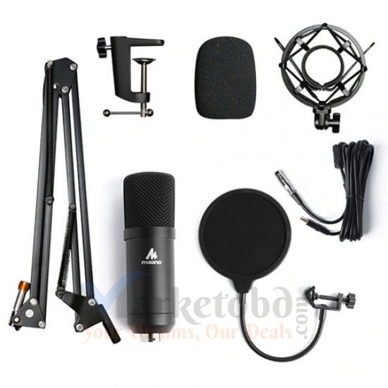 MAONO AU-A03 Condenser Microphone Professional Podcast Studio Microphone Audio 3.5mm Computer Mic For Live Streaming