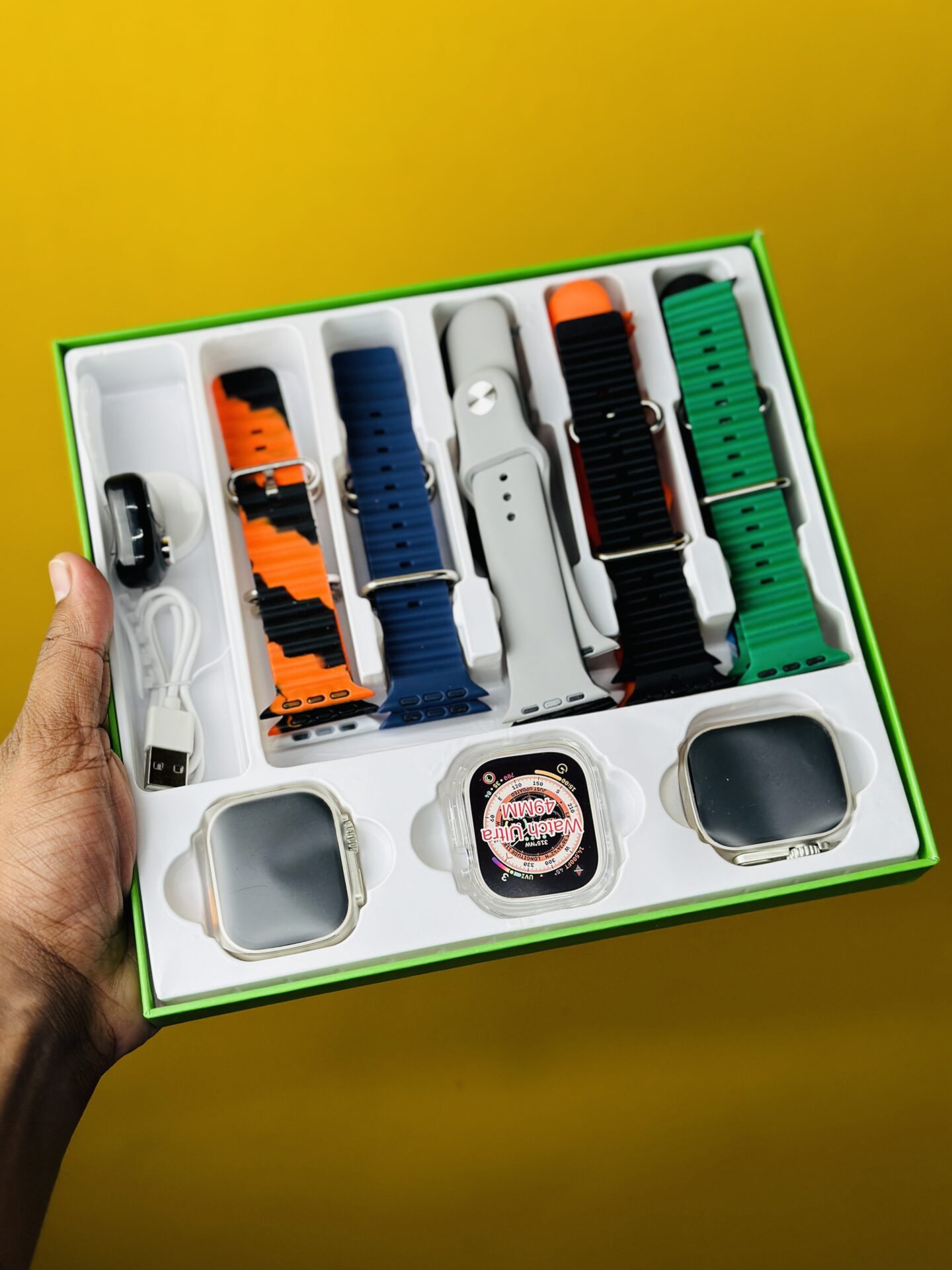 Y70 Ultra Couple Smartwatch With 13 Straps + Digital Tazbi price in Bangladesh