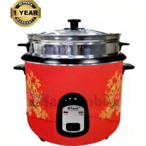 Kiam 2.8 liter Stainless Steel Non-Stick Double Pot Rice Cooker Price In Bangladesh