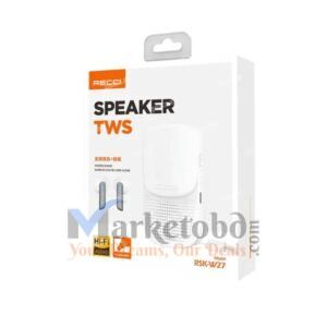 RECCI RSK-W27 3in1 TWS Wireless Speaker Earbuds Flashlight Price In Bangladesh