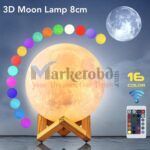 Rechargeable 3D Moon Lamp With Remote 8Cm Price in Bangladesh