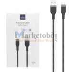 WIWU PT02 PLATINUM CABLE USB TO TYPE C 1.2M BLACK 600x600 1