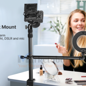 New! Overhead Desk Mount Stand For DSLR, DSLR & Ring Lights