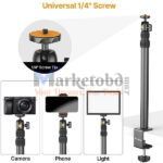 New! Overhead Desk Mount Stand For DSLR, DSLR & Ring Lights