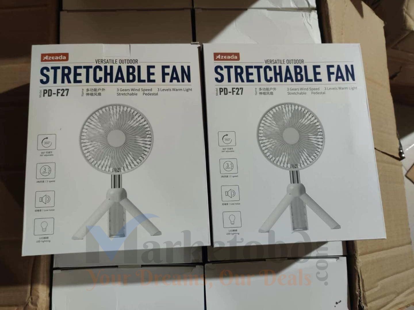 AZEADA PD-F27 Rechargeable Fan AZEADA PD-F27 Rechargeable Fan in Bangladesh
