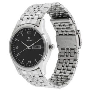 Titan 1639SM02 Black Dial Men's Watch