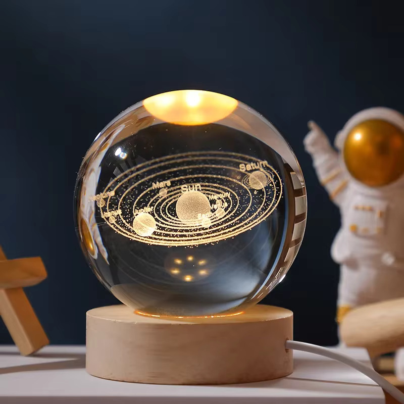 3D Color Changing LED Crystal Ball – Solar System Price in Bangladesh,