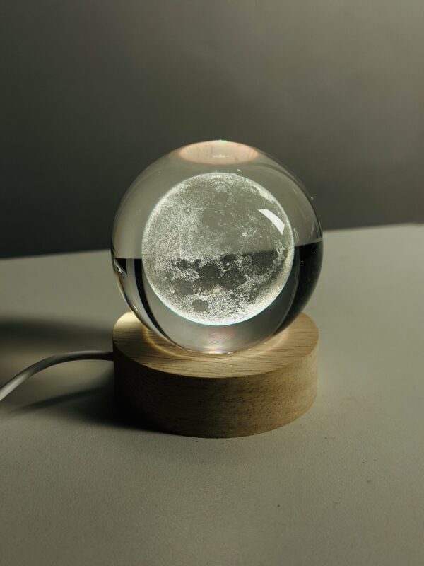 3D Color Changing LED Crystal Ball – Moon Price in Bangladesh