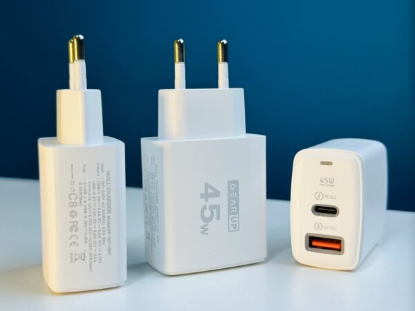 GearUP GP007 45W Fast Charging PD 3.0+ QC 3.0 USB Wall Charger Price In Bangladesh