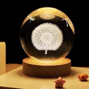 3D Color Changing LED Crystal Ball – Dandelion Price in Bangladesh,