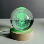 Color Changing LED 3D Crystal Ball – Jellyfish