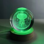 Color Changing LED 3D Crystal Ball – Jellyfish