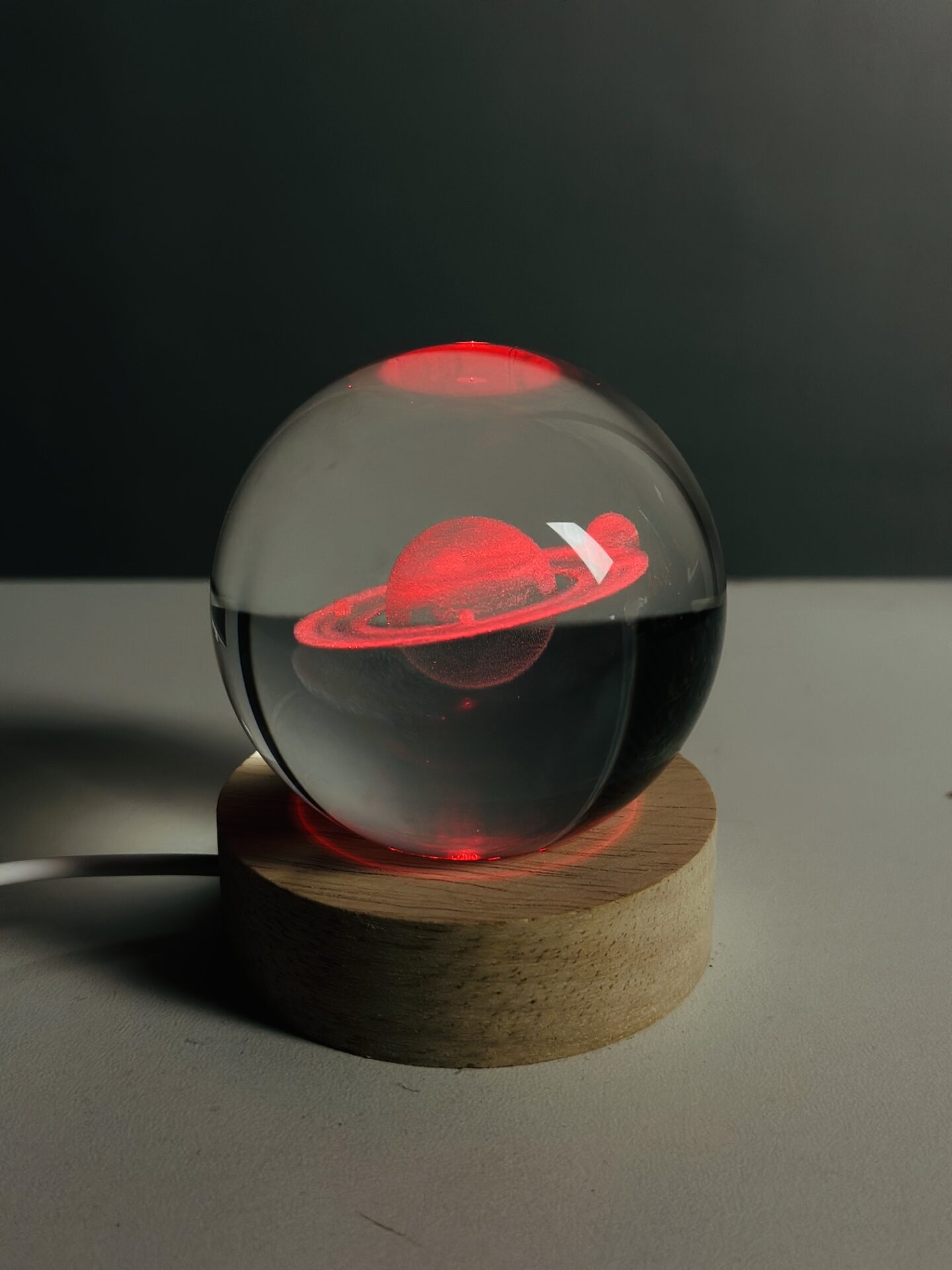 Color Changing LED 3D Crystal Ball – Saturn Price in Bangladesh,