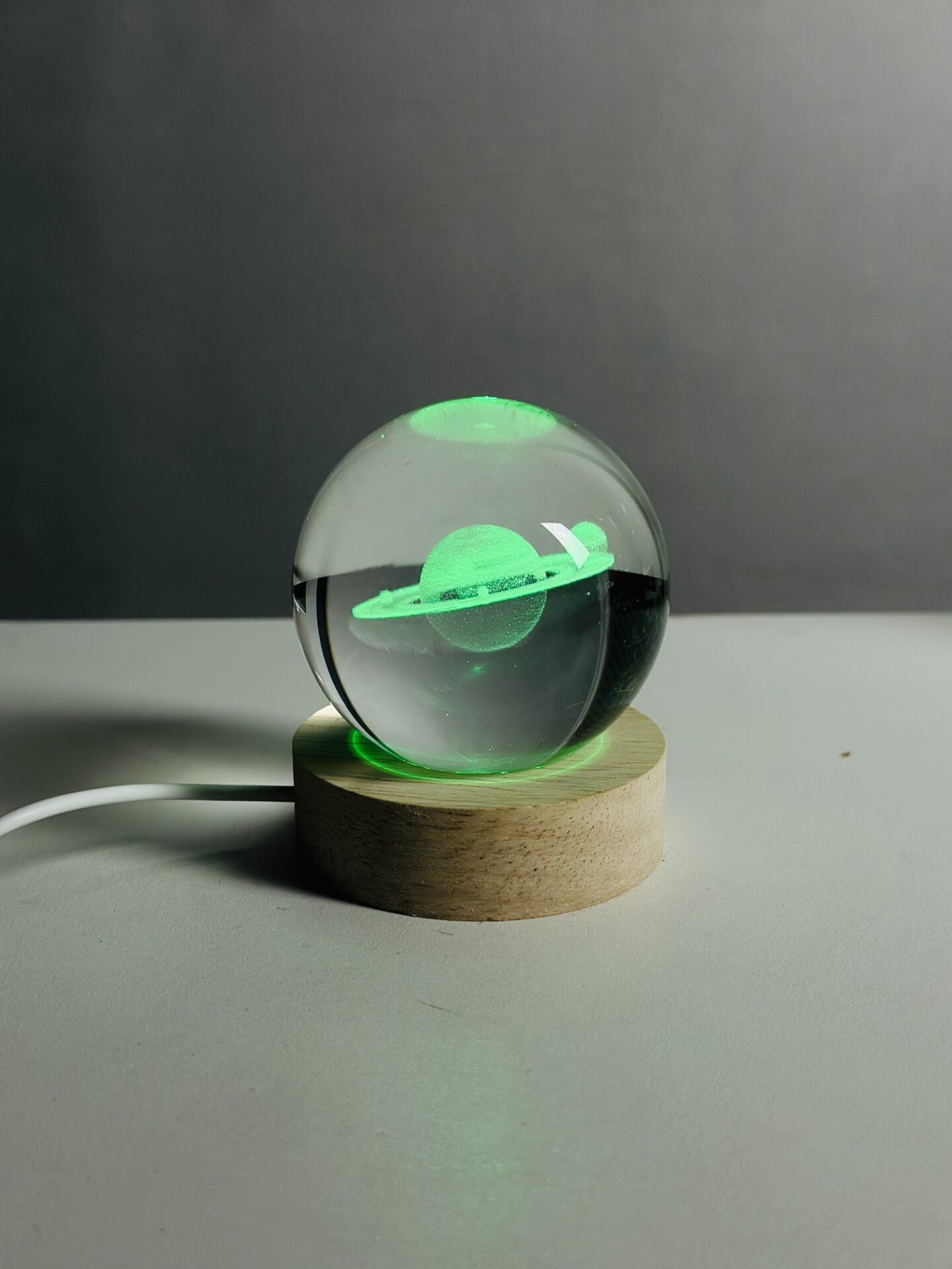 Color Changing LED 3D Crystal Ball – Saturn Price in Bangladesh,