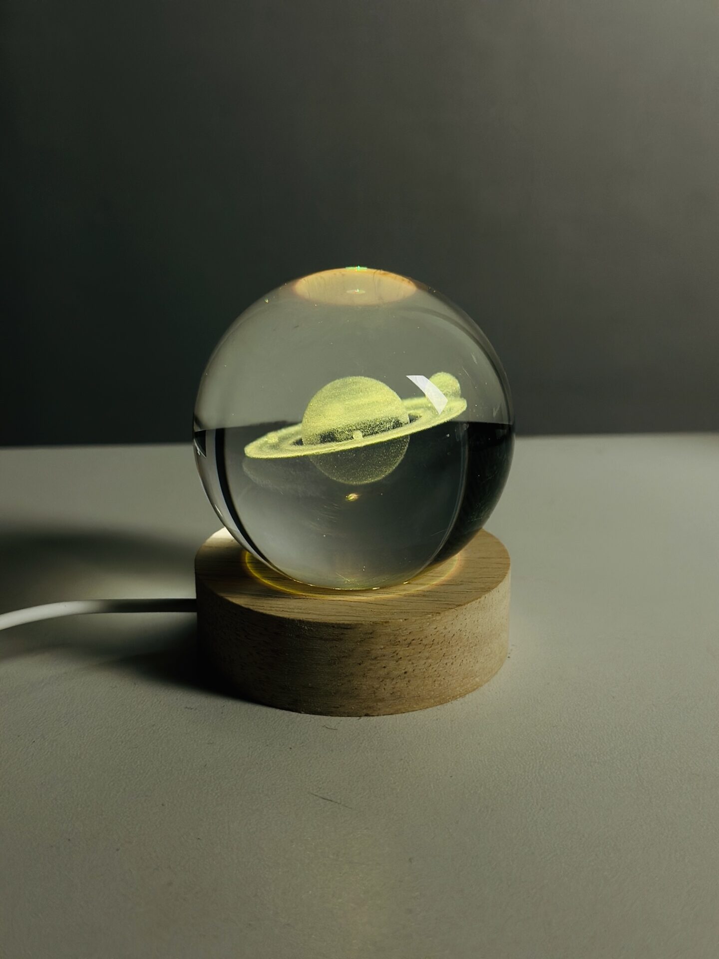 Color Changing LED 3D Crystal Ball – Saturn Price in Bangladesh,