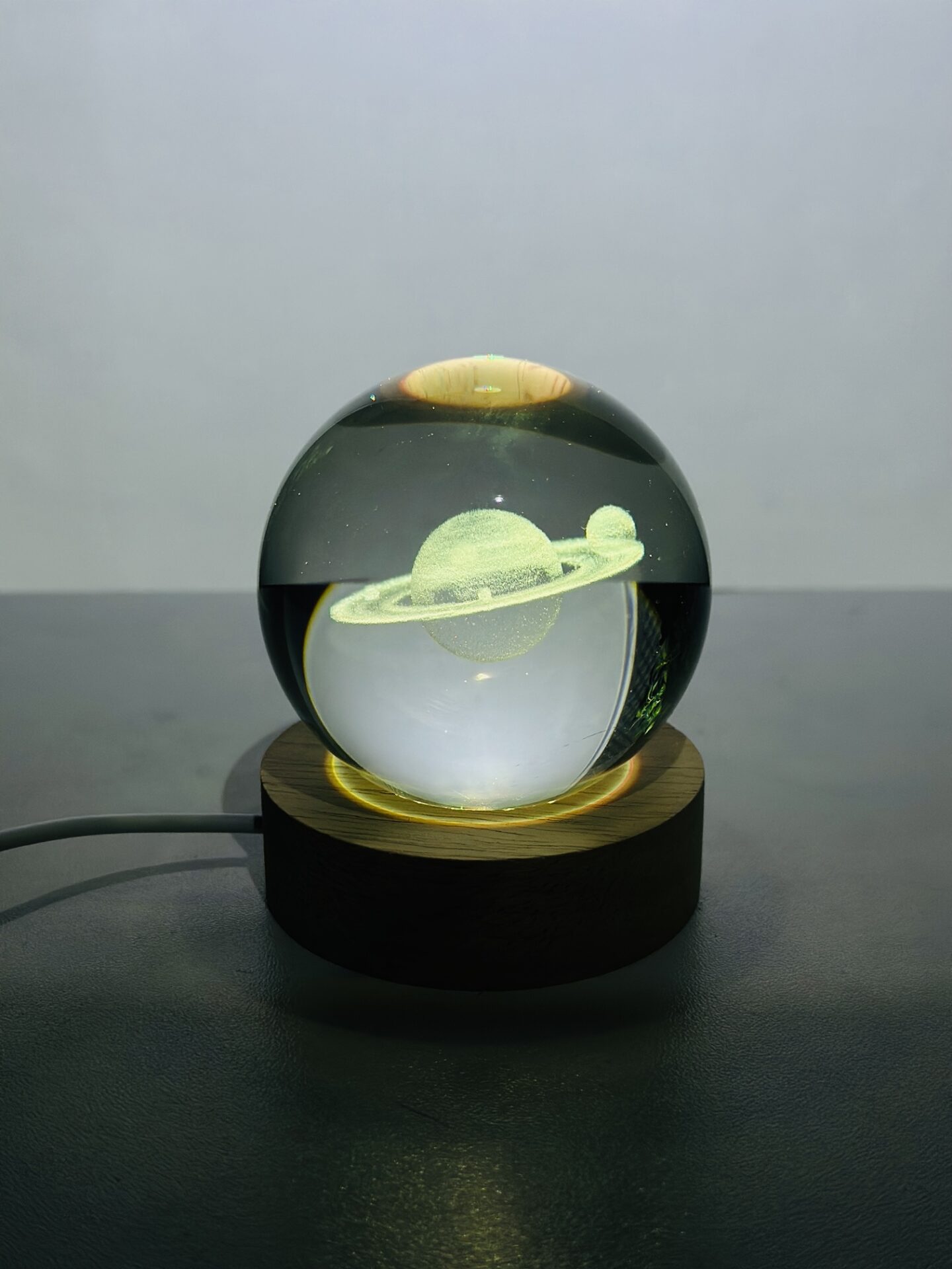 Color Changing LED 3D Crystal Ball – Saturn Price in Bangladesh,