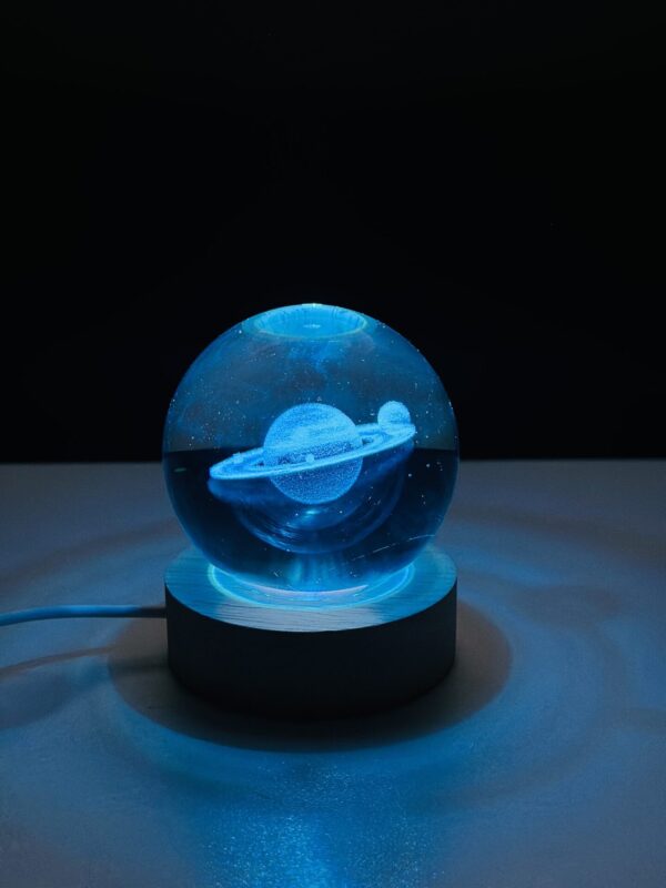 Color Changing LED 3D Crystal Ball – Saturn Price in Bangladesh,