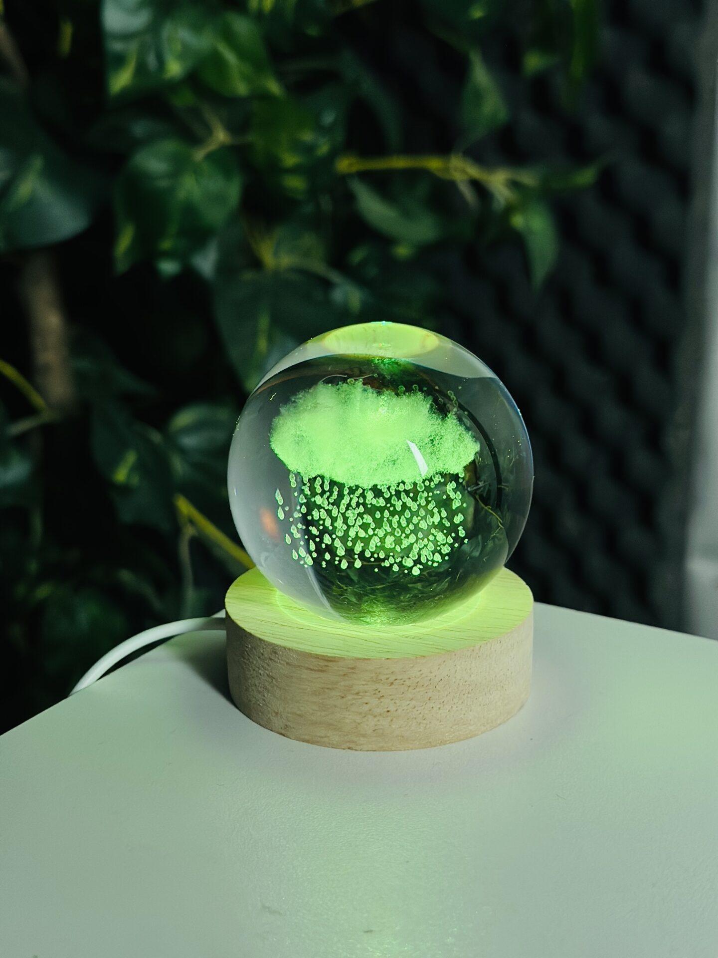 Color Changing LED 3D Crystal Ball – Rain Cloud Price in Bangladesh,