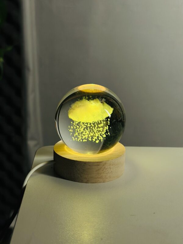 Color Changing LED 3D Crystal Ball – Rain Cloud Price in Bangladesh,