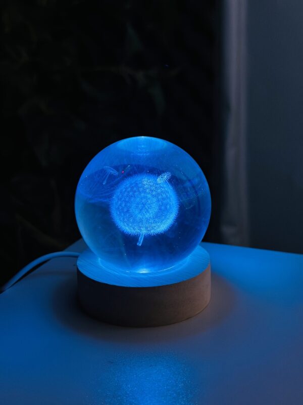 3D Color Changing LED Crystal Ball – Dandelion Price in Bangladesh,